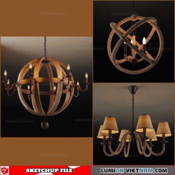 Classic Celling Light - Sketchup Models