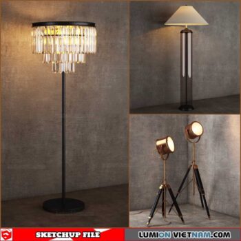 Floor Lamp - Sketchup Models