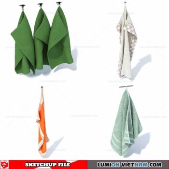 Towel - Sketchup Models