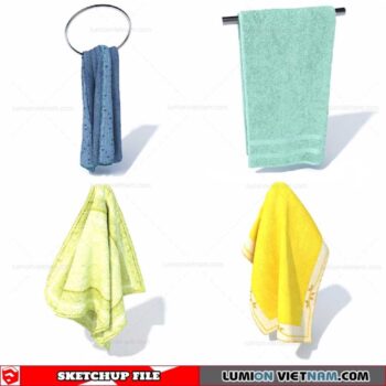 Towel - Sketchup Models