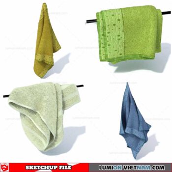 Towel - Sketchup Models