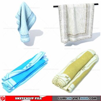 Towel - Sketchup Models