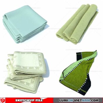Towel - Sketchup Models