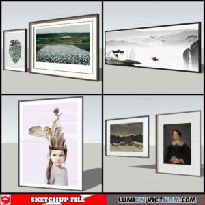 Picture Frame - Sketchup Models By Nha Tay