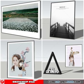 Picture Frame - Sketchup Models By Nha Tay