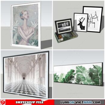Picture Frame - Sketchup Models By Nha Tay