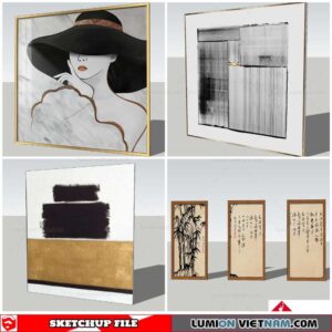 Picture Frame - Sketchup Models By Nha Tay