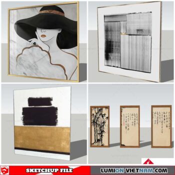 Picture Frame - Sketchup Models By Nha Tay