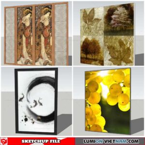 Picture Frame - Sketchup Models By Nha Tay