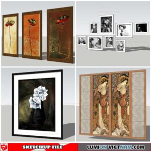 Picture Frame - Sketchup Models By Nha Tay