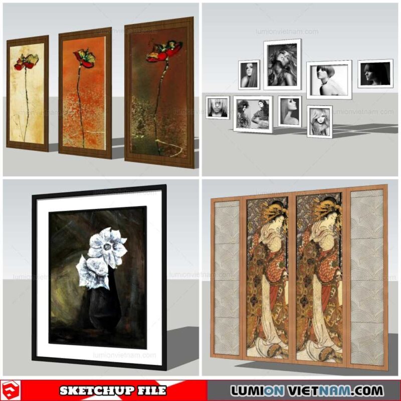 Picture Frame - Sketchup Models By Nha Tay