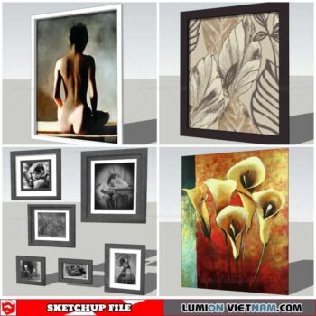 Picture Frame - Sketchup Models By Nha Tay