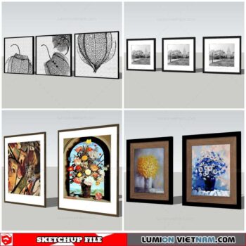 Picture Frame - Sketchup Models By Nha Tay