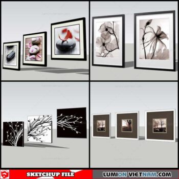 Picture Frame - Sketchup Models By Nha Tay
