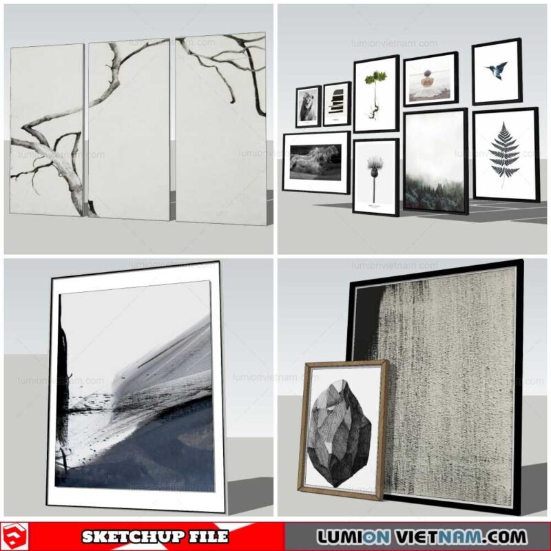 Picture Frame - Sketchup Models By Nha Tay