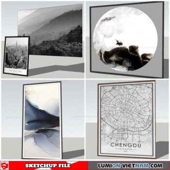 Picture Frame - Sketchup Models By Nha Tay