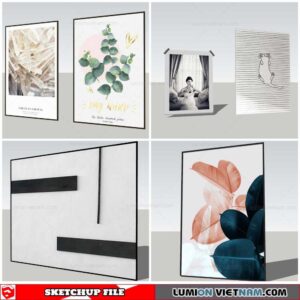 Picture Frame - Sketchup Models By Nha Tay