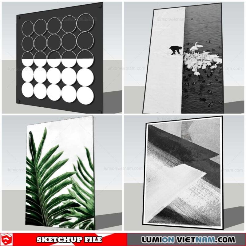 Picture Frame - Sketchup Models By Nha Tay