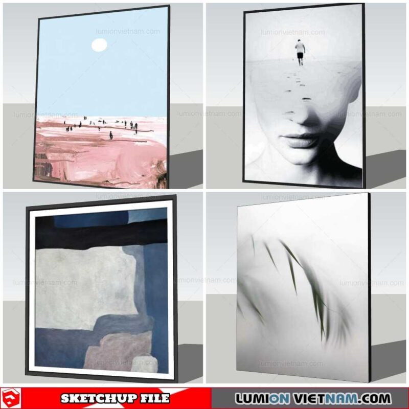 Picture Frame - Sketchup Models By Nha Tay