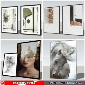 Picture Frame - Sketchup Models By Nha Tay