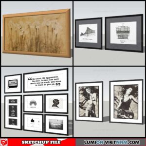 Picture Frame - Sketchup Models By Nha Tay