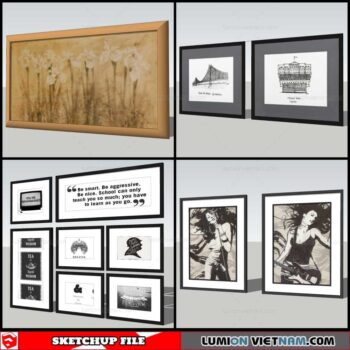 Picture Frame - Sketchup Models By Nha Tay