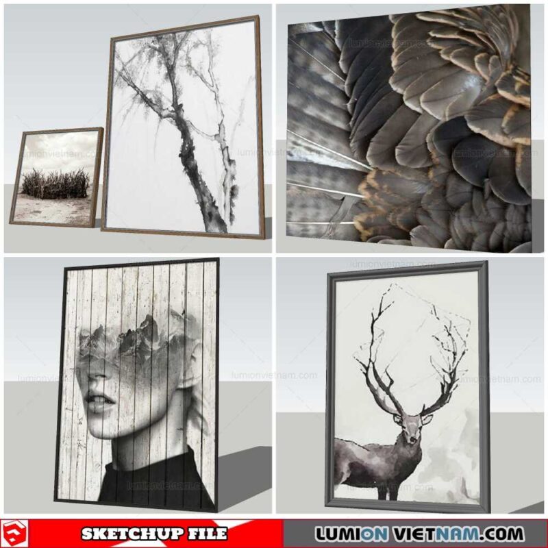 Picture Frame - Sketchup Models By Nha Tay