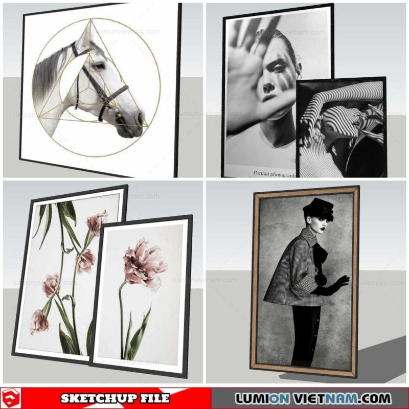 Picture Frame - Sketchup Models By Nha Tay