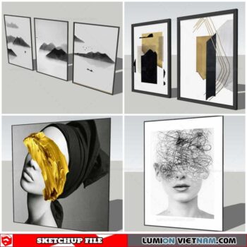 Picture Frame - Sketchup Models By Nha Tay