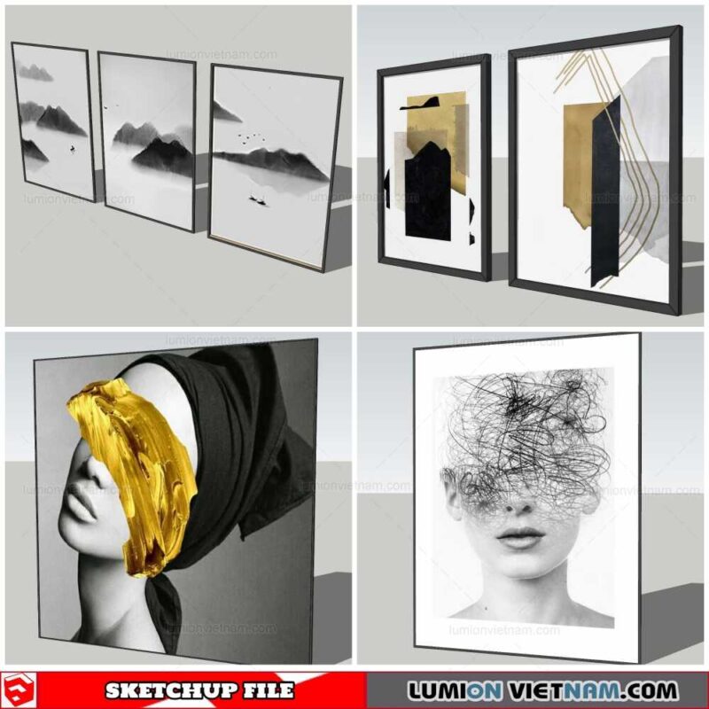 Picture Frame - Sketchup Models By Nha Tay
