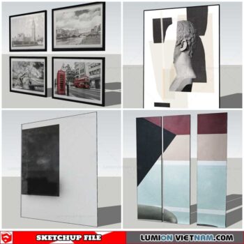 Picture Frame - Sketchup Models By Nha Tay