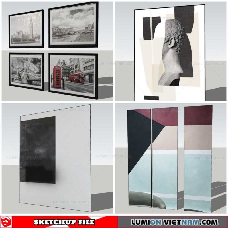 Picture Frame - Sketchup Models By Nha Tay