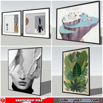 Picture Frame - Sketchup Models By Nha Tay