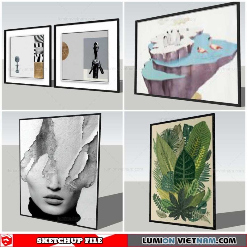 Picture Frame - Sketchup Models By Nha Tay