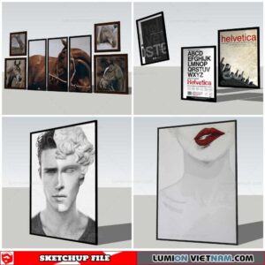 Picture Frame - Sketchup Models By Nha Tay