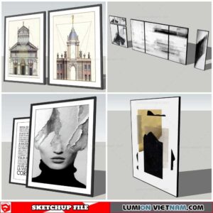 Picture Frame - Sketchup Models By Nha Tay