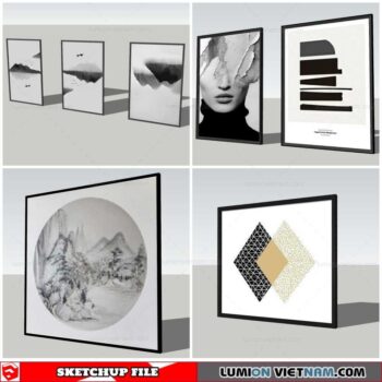 Picture Frame - Sketchup Models By Nha Tay