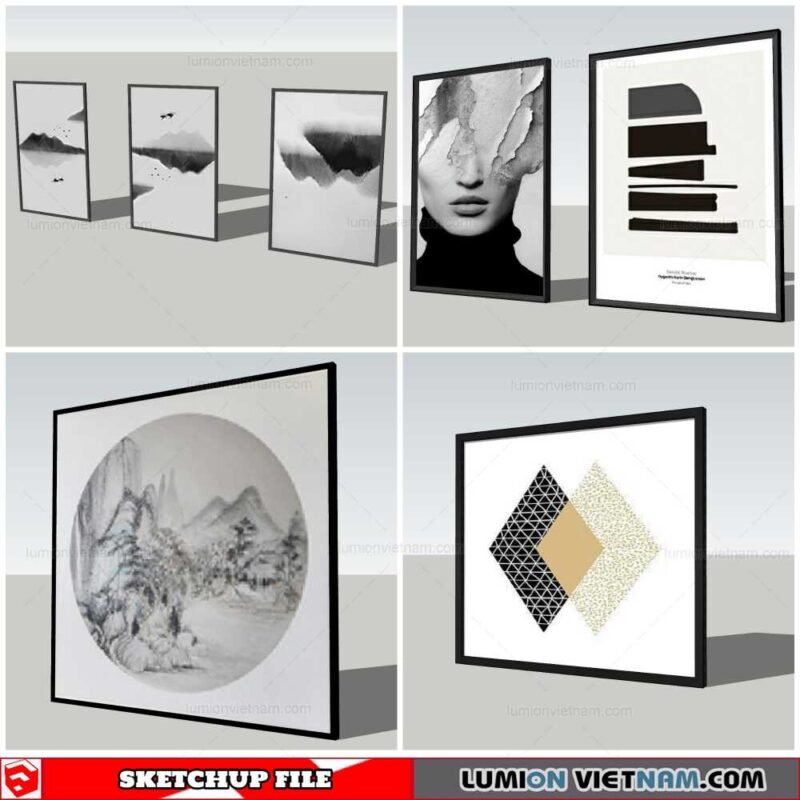 Picture Frame - Sketchup Models By Nha Tay