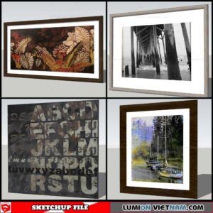 Picture Frame - Sketchup Models By Nha Tay