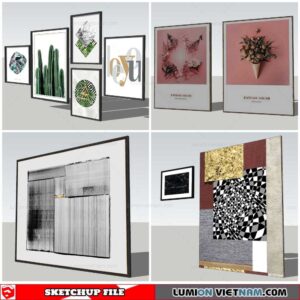 Picture Frame - Sketchup Models By Nha Tay