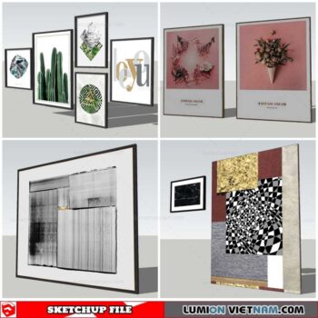 Picture Frame - Sketchup Models By Nha Tay