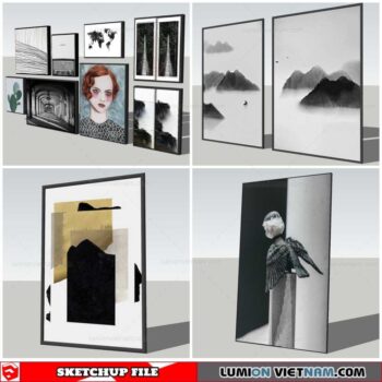 Picture Frame - Sketchup Models By Nha Tay