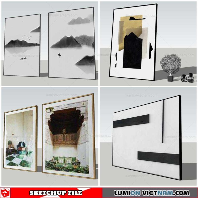 Picture Frame - Sketchup Models By Nha Tay