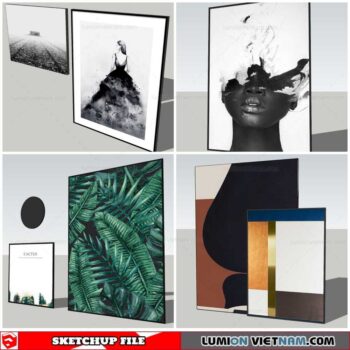 Picture Frame - Sketchup Models By Nha Tay