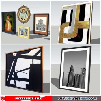 Picture Frame - Sketchup Models By Nha Tay