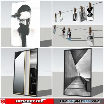 Picture Frame - Sketchup Models By Nha Tay
