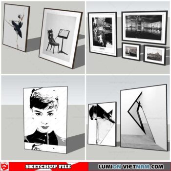 Picture Frame - Sketchup Models By Nha Tay
