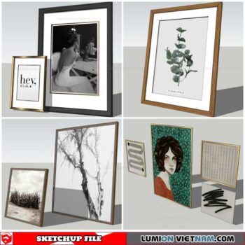Picture Frame - Sketchup Models By Nha Tay