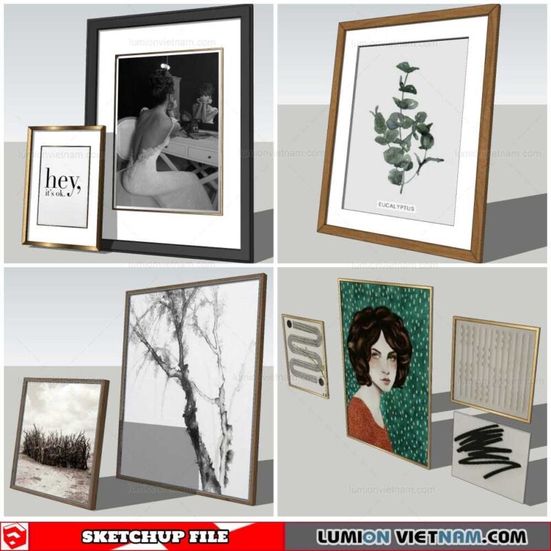 Picture Frame - Sketchup Models By Nha Tay