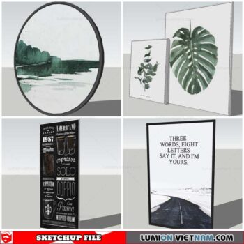 Picture Frame - Sketchup Models By Nha Tay